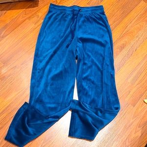 NYC Alliance jogger pants teal color size medium